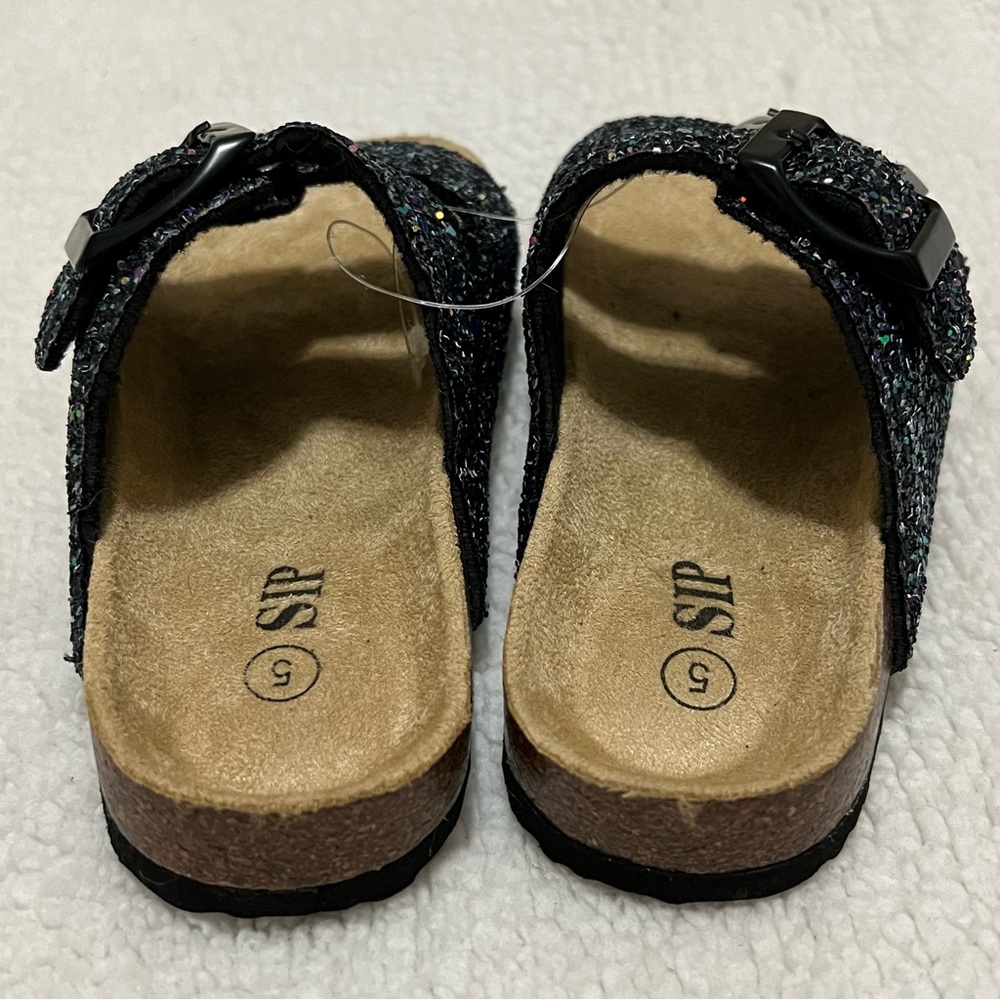 🆕NWOT Sparkle in Pink “Birkley” sandals toddler girls size 5 - Picture 5 of 8